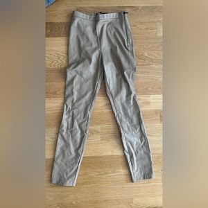 zara leather legging